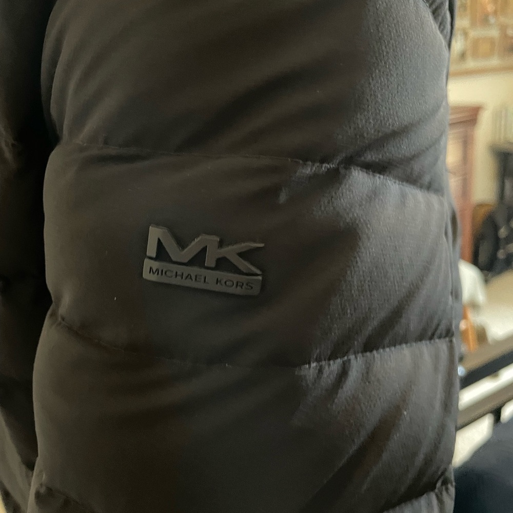 Michael Kors Men's Black Puffer Jacket - Picture 2 of 5